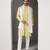 Yellow embroidered cotton kurta set