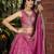 PINK DOLA SILK SEQUINS ZARI EMBROIDERED LEHENGA CHOLI