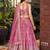 PINK DOLA SILK SEQUINS ZARI EMBROIDERED LEHENGA CHOLI