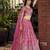 PINK DOLA SILK SEQUINS ZARI EMBROIDERED LEHENGA CHOLI