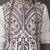 Ivory embroidered crepe kurta set with ivory embroidered jacket