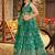 GREEN DOLA SILK SEQUINS ZARI EMBROIDERED LEHENGA CHOLI