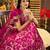 RANI PINK DOLA SILK SEQUINS ZARI EMBROIDERED LEHENGA CHOLI