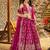 RANI PINK DOLA SILK SEQUINS ZARI EMBROIDERED LEHENGA CHOLI
