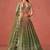 MEHENDI GEORGETTE SEQUINS ZARI EMBROIDERED LEHENGA CHOLI