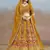 YELLOW GEORGETTE SEQUINS THREAD ZARI EMBROIDERED LEHENGA CHOLI