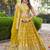 YELLOW DOLA SILK SEQUINS ZARI EMBROIDERED LEHENGA CHOLI
