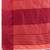 Peach  temple design silk blend saree with striped pallu and blouse