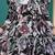 Multicolored maslin printed anarkali dress for kids girls