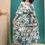 Multicolour maslin printed crop top and skirt set for kids girls