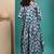 Multicolored maslin printed anarkali dress for kids girls