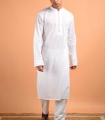 White cotton kurta