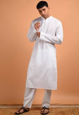 White cotton kurta 2