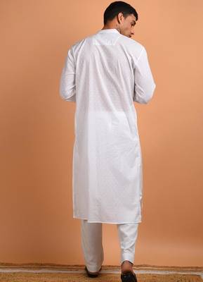 White cotton kurta 4