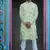 Green cotton mint blossom kurta pajama