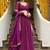 PURPLE ZARI AND CODING LACE WORK WITH LEHERIYA PRINTED GEORGETTE LEHENGA CHOLI