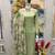 Pista Green Georgette Sequins Kurta With Pant and Dupatta 