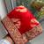Red Party Wear Soft Georgette Bandhej Saree
