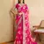Pink Party Wear Soft Georgette Bandhej Saree