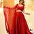 Red Chikankari Embroidered sequin Work Lehenga Choli with Dupatta 