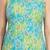 Green & blue bandhani printed sleeveless straight kurta