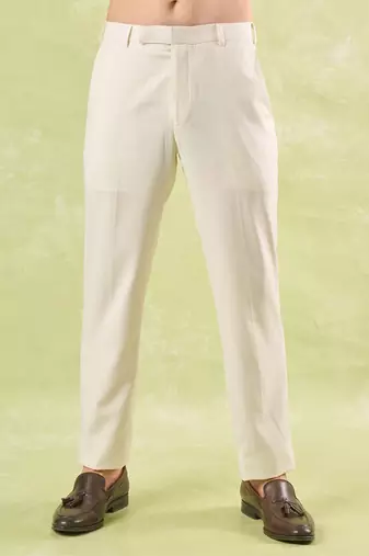 White plain silk nehru jacket