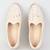 White woven leather mens juttis