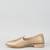 Gold  woven leather mens juttis