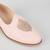 Pink woven leather mens juttis