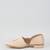 Pink woven leather mens juttis