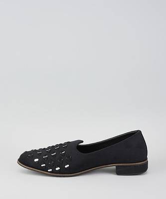 Black woven leather mens juttis 3