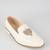 White woven leather mens juttis