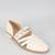 White woven leather mens juttis