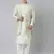 Light green lapel style jacket with kurta