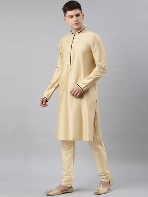 Navy banarasi bundi with gold kurta set 3