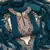 Women's teal embroidered dress material