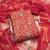 Women's rust embroidered dress material