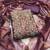 Women's lavender embroidered dress material