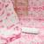 Women's pink embroidered dress material