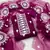 Women's purple embroidered dress material