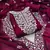 Women's wine embroidered dress material