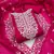 Women's magenta embroidered dress material