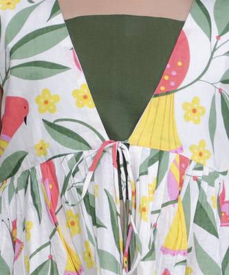 Multicolor printed cotton girls sharara 2