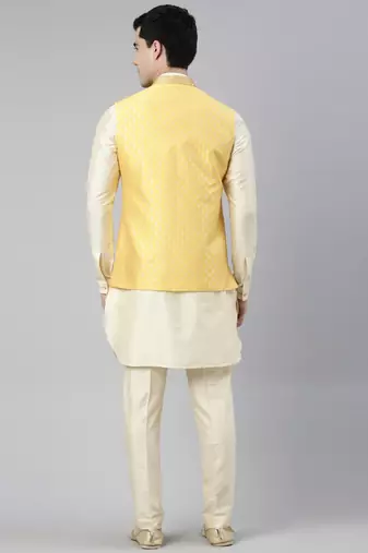 Banarasi brocade jacket with kurta set