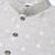 Grey chanderi booti jacket with kurta set