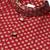 Scarlet red brocade jacket and kurta set