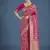 Banarasi silk rani pink zaal pattern with zari weaving work saree