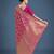 Banarasi silk rani pink zaal pattern traditional saree