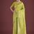 Banarasi silk parrot green zaal pattern traditional saree