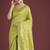 Banarasi silk parrot green zaal pattern traditional saree
